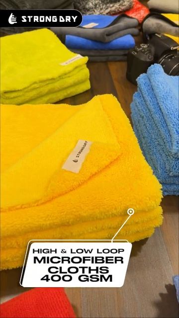 Best Microfiber cloth for auto detailing by strongdry