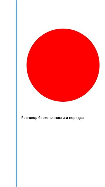 Разговор бесконечности и порядка | Картина: "Разговор бесконечности и порядка"