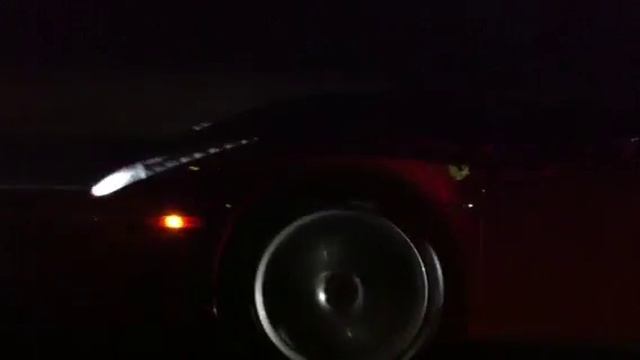 2010 Ferrari 458 Italia vs 2010 modded GTR run 1