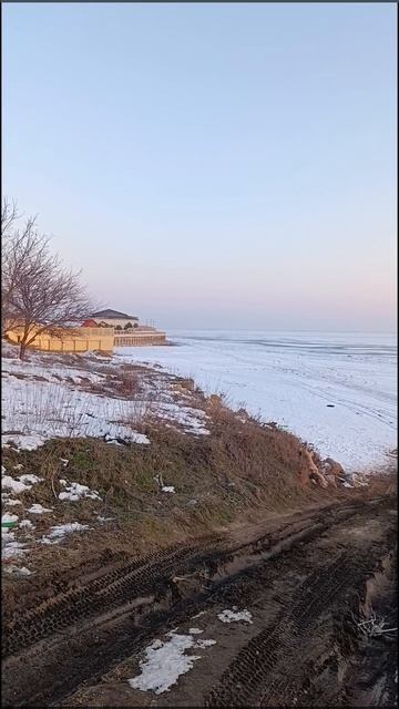 Краснодарское водохранилище 🌊 замёрзло 🥶 #Краснодар #краснодарскоеводохранилищезамерзло