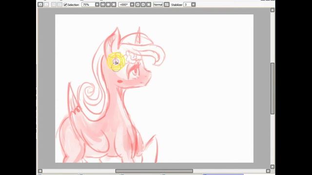 Rose Quartz Pony [Paint Tool SAI] Speedpaint (Official)