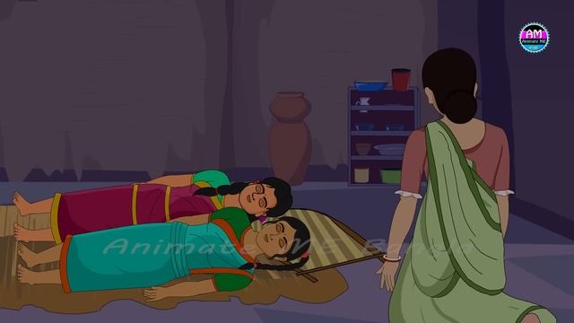 ৭ টি পিঠে | গরিব সাত বোন হোল ৭ রাজকুমারী | সারস বউ ১৭১ | Saras bou 171 | Animate ME |