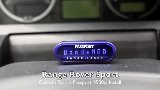 Range Rover Sport HSE Supercharged Escort Passport 9500ci Custom Install by EVS Motors