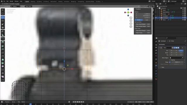 [Blender 3.4] DP-28 / DP-27 Soviet Machine Gun Speed Modeling