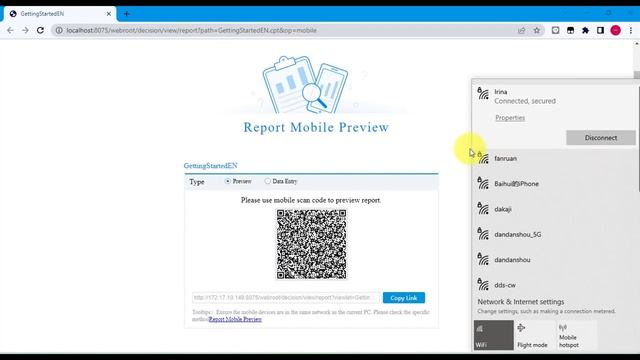FineReport 11.0 Basics Tutorial - Chapter9_Previewing Reports On Mobile Devices