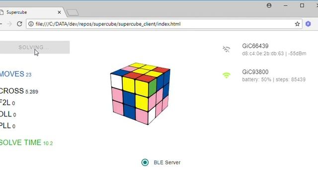 Xiaomi Giiker web app