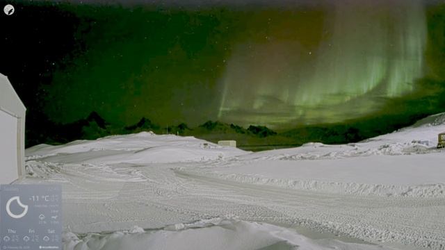 Красивое Северное Сияние