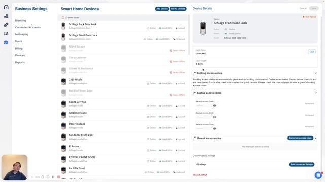 Fully Control Smart Locks in Your Vacation Rental Business