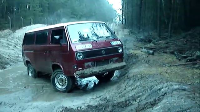 Offroad mit VW T3 Syncro