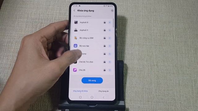 Cách khóa ứng dụng trên điện thoại Android Vsmart - Vsmart Active 3 #HuyTran