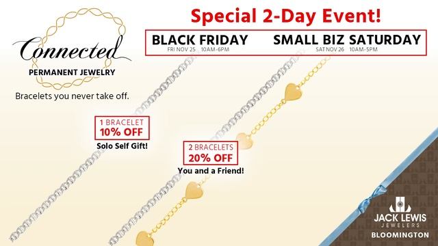 Connected Black Friday Weekend | Save Up to 30%!