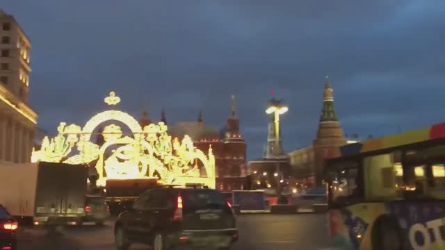 Москва! Не могу не Восхищаться тобой! Волшебные огни Рождества Христова!