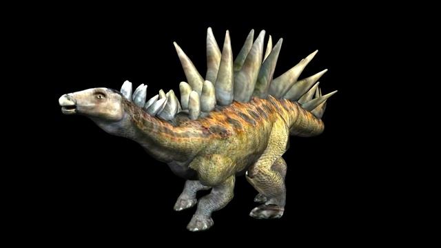 Huayangosaurus by Guido Cornia and Wil Veeke