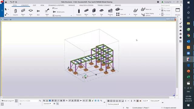 [Tekla Model Sharing] Giới thiệu và Demo