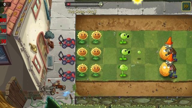 Plants Vs Zombies 2 растения только 1 уровня