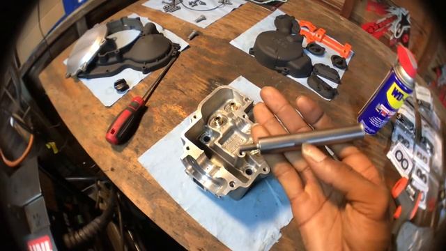 How to install valve guides in a dirt bike head ( without a press )