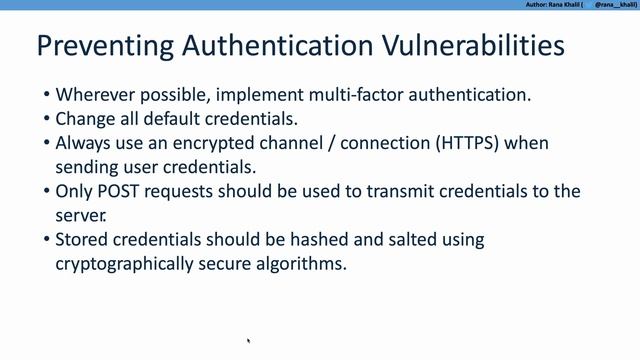 3 How to Prevent Authentication Vulnerabilities