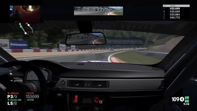 Projectcars-Round 2/10 BMW M3 GT4 @ Sakitto GP (WHEEL FEED)