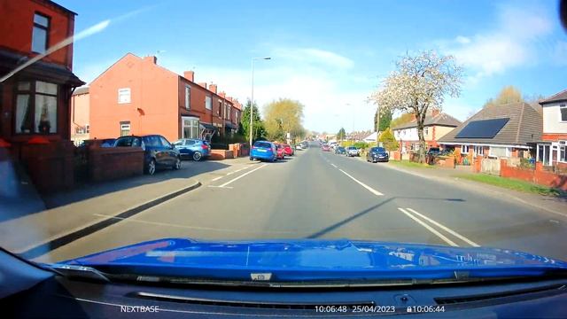 Police car hits Volvo in Hindley green wigan