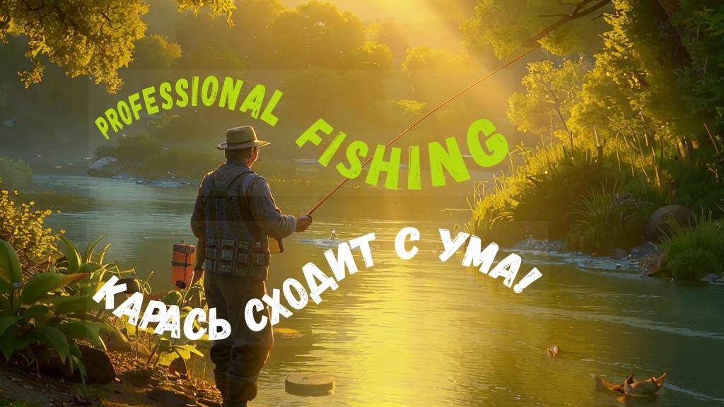 Караси по 3 КГ. Professional Fishing! Продолжаем изучать первый водоем, первая борьба!