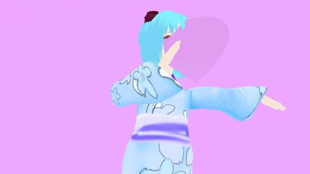【Vroid】Blenderで踊ってみた【Wiggle bone2】