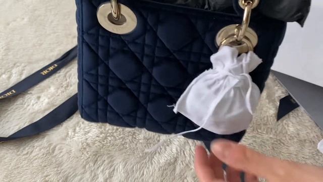 Mini Lady Dior Velvet unboxing