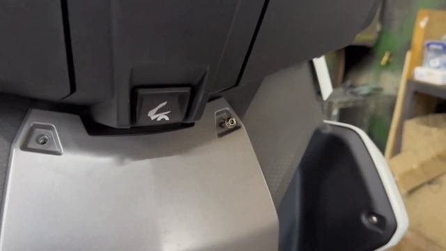 BMW C400X Battery and Diagnostic plug location