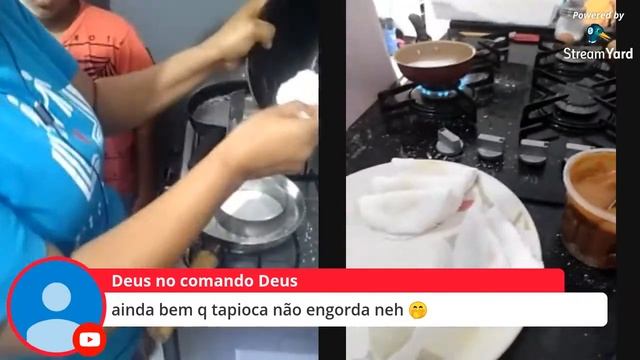 LIVE - APREDENDO A FAZER TAPIOCA