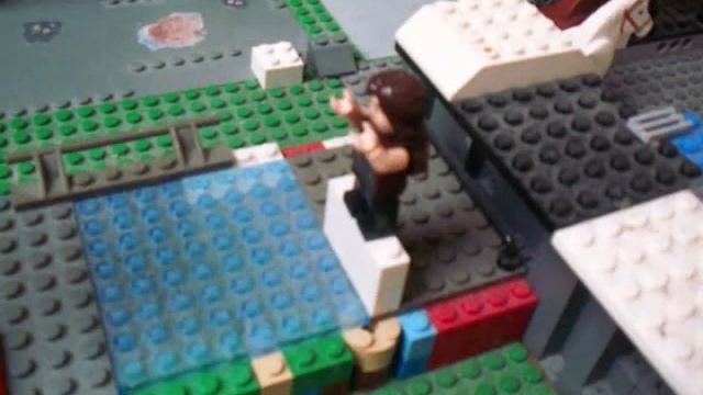 Lego - Dive in Pool from Ski Lift!