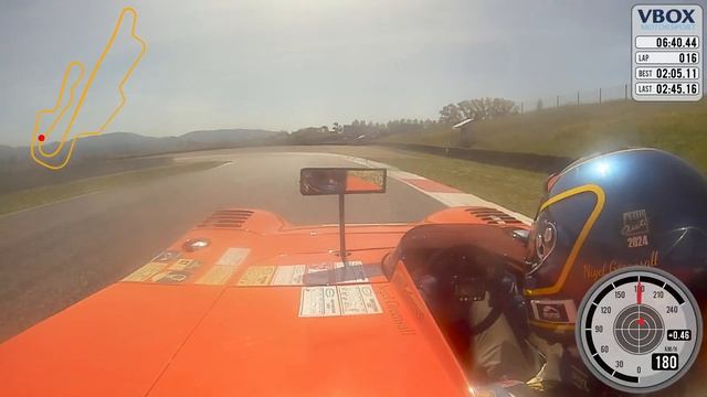 Great dice between Chevron B19 and Porsche 908 at Mugello Classic 2024