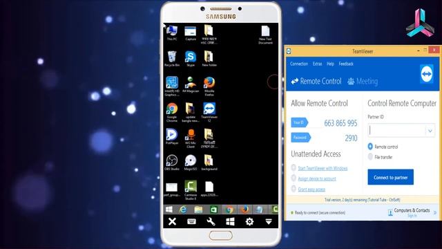 Control your PC on Your Android Phone with TeamViewer 2017