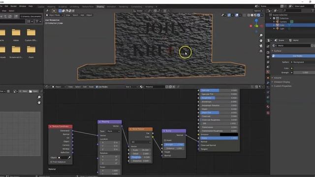Tombstones with Texture and Fog | Blender Tutorial