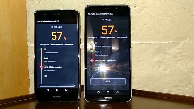 Huawei Mate 10 Lite VS Huawei P10 Lite - ANTUTU Benchmark Test