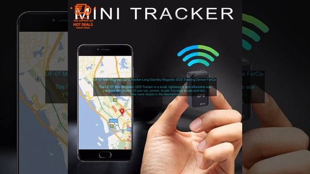 1005005908064679 GF 07 Mini Magnetic GPS Tracker Long Standby Magnetic SOS Tracking Dev