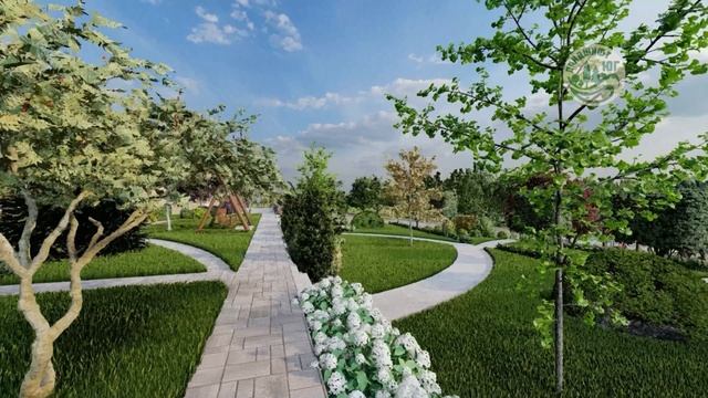 Проект с перепадами высот 50 соток