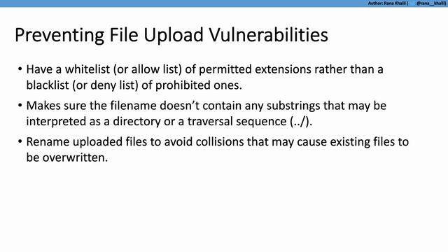 4 How to Prevent File Upload Vulnerabilities