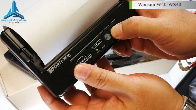 Review เครื่องพิมพ์ใบเสร็จพกพา(Mobile Printer) Woosim W40, SW40