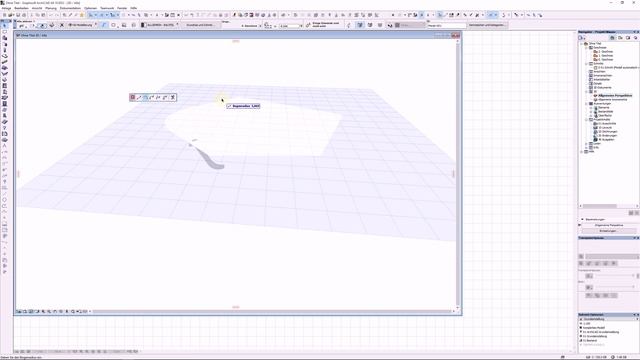Archicad 19 mini Tut in mehreren Achsen gebogene einschalige Decke mit Morph Werkzeug herstellen