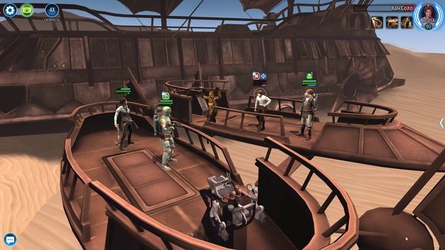 SWGOH Jabba the Hutt Unlocked ПРИВЕТСТВУЮ ТЕБЯ, О ДОСТОЙНЫЙ (Получение Джабба Хатт) - 4 этап