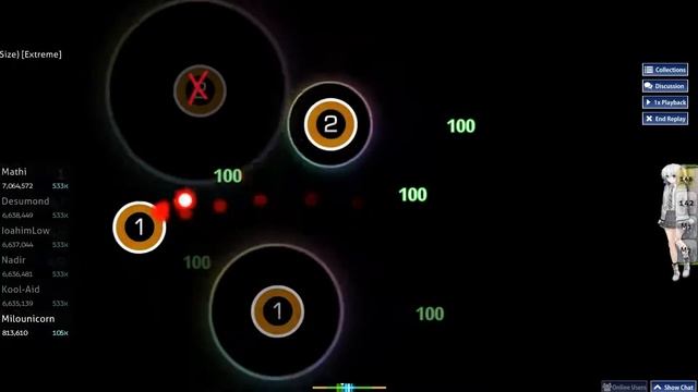 Osu! - Mini Godmode Moment (Black Rover)