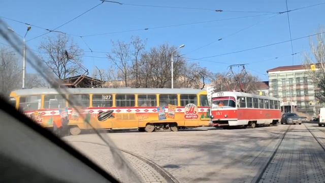 Из-за отсутствия напряжения на Пожарке остановились трамваи