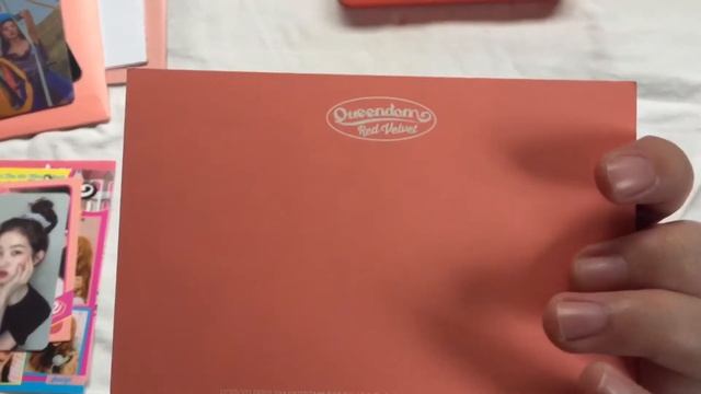 unboxing red velvet 6th mini album queendom