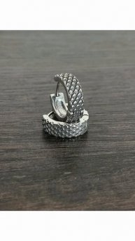 Серьги-конго "Чешуя дракона" от StarfallShop