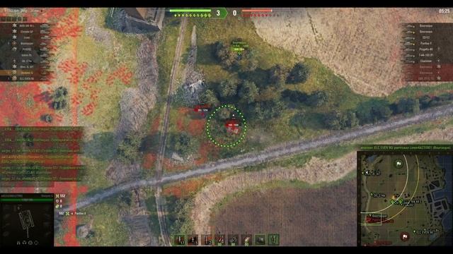 Scorpion G 1vs4  Супер бой. Мастер тарана.World of Tanks.