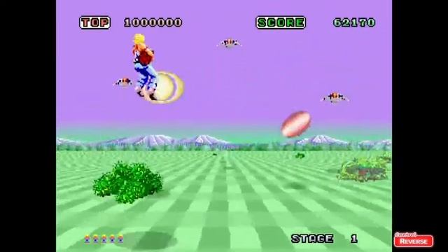 SEGA Astro City Mini: Space Harrier (1985) jokoaren aurkezpena