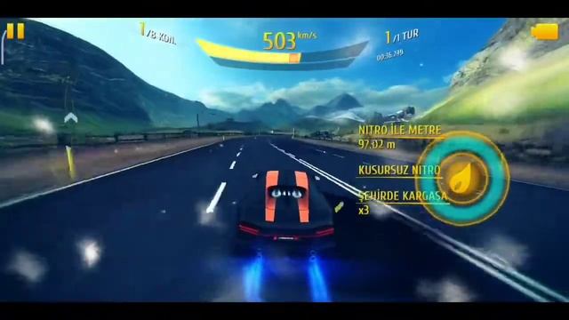 Asphalt 8 , Tires Cup , 1:10:883 , Iceland , Bugatti Chiron 300+ , Top-2