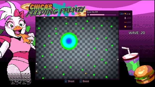 FNAF Security Breach Ruin DLC - Chica's Feeding Frenzy Arcade Mini game