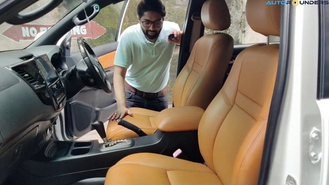 Fortuner with premium seats in genuine Napa Italian leather