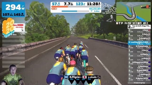 Tour de Zwift 2️⃣0️⃣2️⃣0️⃣ Stage 7️⃣Race (B) category🚴♂️👍