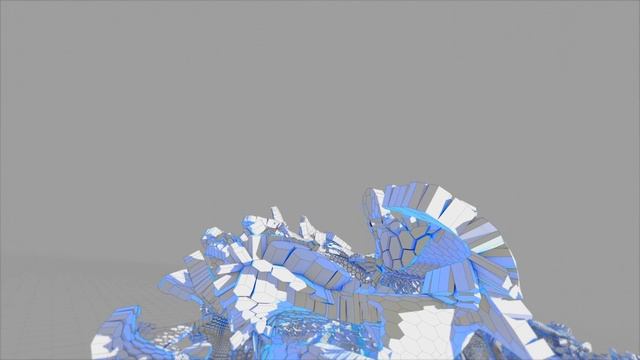 🐉 Fly With Dragon 龍 4K DEMO file from NH_Edge Grow_V1+ / Blender Geometry Node